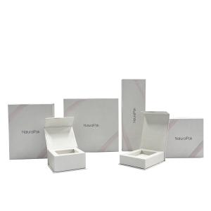 Quality Pink Magnetic Closure Jewelry Box Wrapover Cardboard Box With Magnetic Closure wholesale