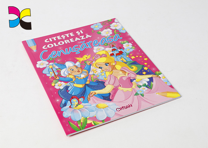 Angel Child Book Brochure Printing Services Full Color Glossy Varnish Perfect Binding