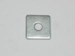 Hot Dip Galvanized Square Plate Washers , Precision Flat Ring Gasket 4.8 8.8