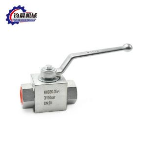 Quality OEM Bestseller-Hydraulik Kugel Hahn KHB3K Zweiwege-Dreiweg Eventil wholesale