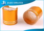 Multi Color Flip Top Cap Dispensing Cosmetic Aluminum Plastic Jar Caps 24 410