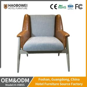 Quality Leisure Wooden Indoor Bedroom Lobby Home Hotel Furniture Customized OEM Factory Chair wholesale