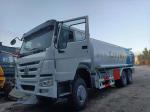 Secondhand 23m³ Fuel Tank HOWO 371 Trailer Head, Used 10wheels 2 Boxes Fuel Tank