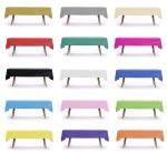 Thickness 0.03mm Waterproof Disposable Plastic Tablecloths PEVA