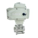 Stainless Steel Automatic Electric Actuator Motorized Three-Piece Ball Valve DN8