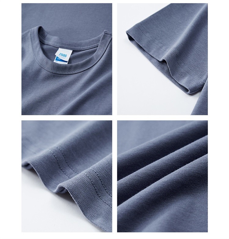 Thick 250Gsm Oversided Blank T Shirts Plain 100% Cotton For Printing