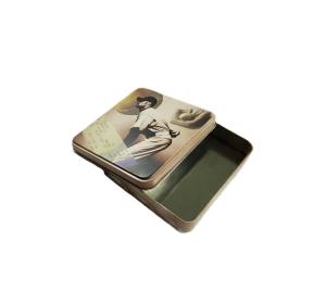 Quality Food Packaging Small Tin Cans , Square Shape Small Tin Cans Environmental Friendliness wholesale