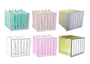 Quality 3 4 5 Pocket Air Filter Pocket F7 F8 100-250Pa Final Resistance wholesale