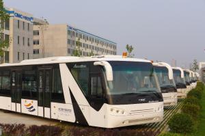 Quality Customized 77 Passenger Alloy Steel Airport Passenger Bus Aero Bus wholesale