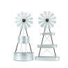 Buy cheap Metal Garden Ornaments DIY Minimalist Windmill Metal Shelf Decor from wholesalers