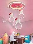 Pink Chandelier Girl room Baby hello kitty room light(WH-MA-183)