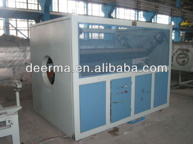 250mm PE Pipe Extrusion Line 15kw Water Pipe Production Line 55Rpm Screw Speed