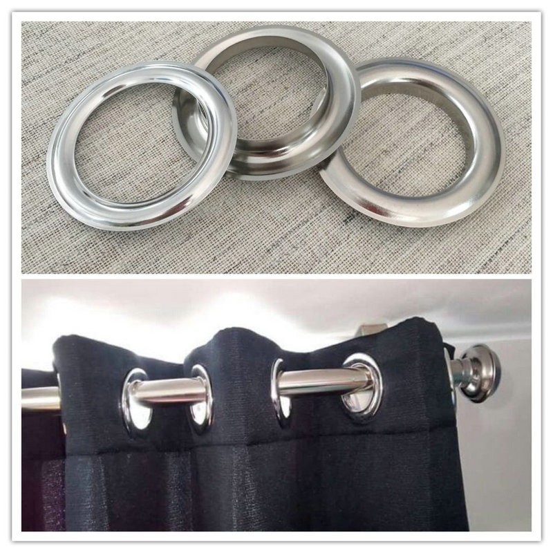 wholesale window curtain accessories 40MM 50MM big metal grommet eyelet ring