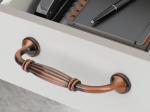 Anti Copper Arched kitchen cabinet Handles And Knobs Roma Design Zinc Furniture