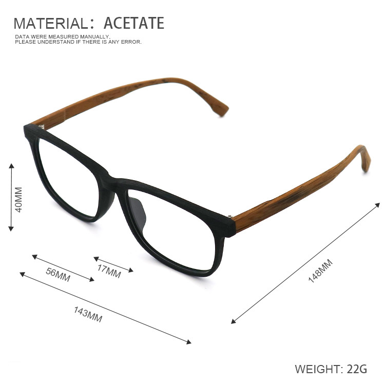Full-rim Frame Vintage Compound Color Acetate Glasses Frame MR 1689
