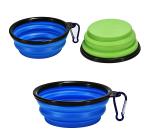 Pet Bowl Folding Silicone Travel Dog Bowls Collapsible Walking Portable Outdoor