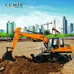 XE150W Excavator heavy Earthmoving Machinery , Road Construction Equipment