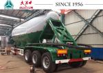 40CBM 3 Axles Bulk Cement Tanker Trailer With WeiChai 4100 Diesel Engine