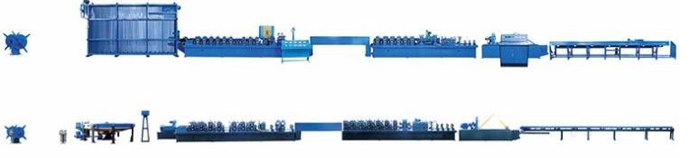 Industrial ERW89 Metal Tube Mill Tube Manufacturing Machine 150kw