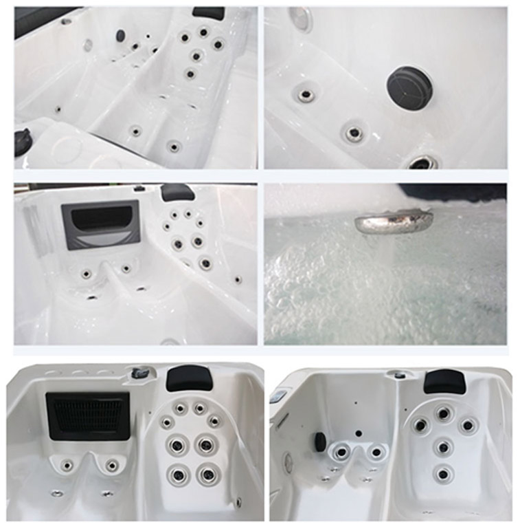 Home Outside Mutil Funtion Waterfall Whirlpool Massage Hot Tub