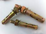 Metal M8 M10 M12 Sleeve Anchor Bolts Cylindrical Fasteners With Fix Nut / Flat