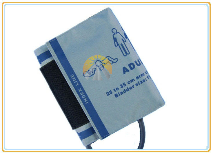 Single Tube Reusable Blood Pressure Cuffs , Latex Free Adult Blood Pressure Cuff
