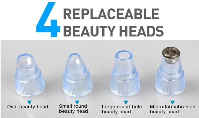 USB Charging ABS LCD Display Vacuum Blackhead Remover