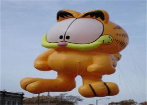 Quality Advertising Inflatable Cartoon Cat Character Balloon , Giant Animals Flying Ball wholesale
