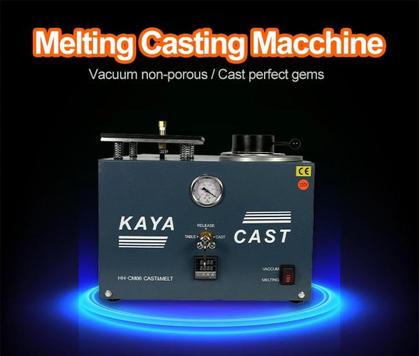 Tooltos 1/2 HP Vacuum Investing Casting Machine Wax Cast Combination With 2L