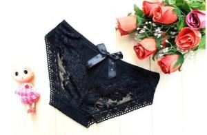 Quality Sexy Sheer Thong with strap bowknot wholesale