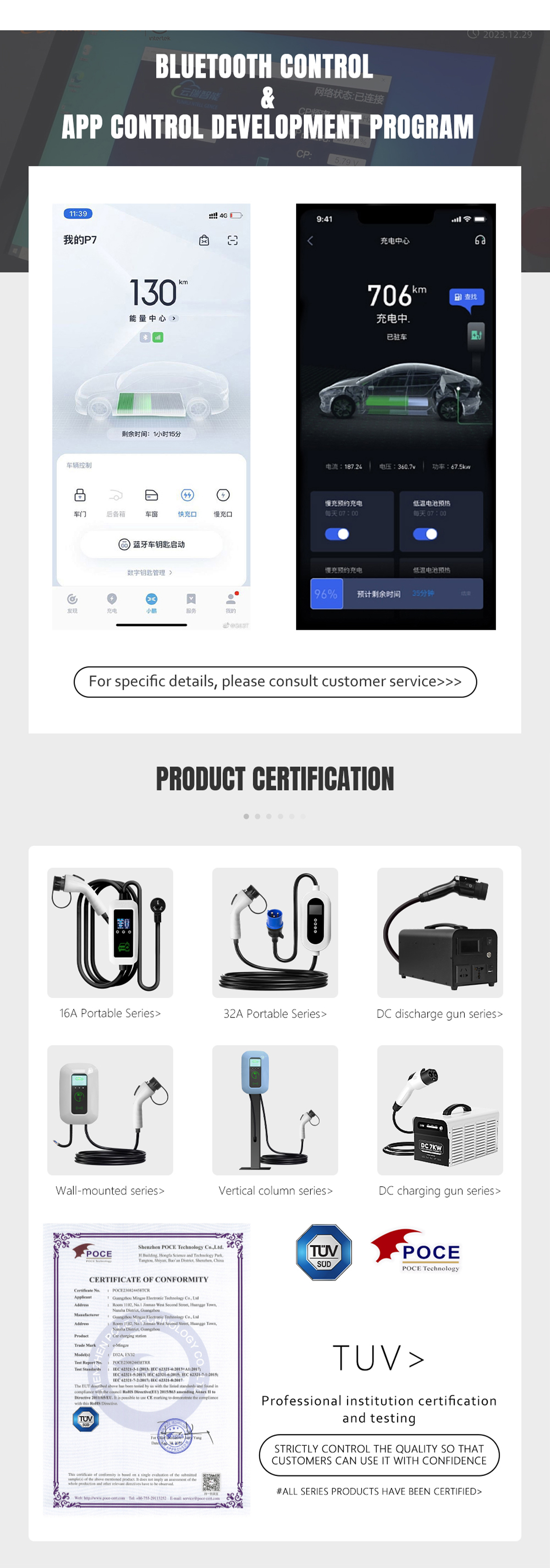 20KW CCS2 Electric Vehicle Charger High Output Power Portable Charging Station for DC Charging by E-mingze