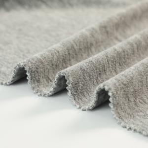 Quality 2 Side Brushed Micro Fleece Fabric 1 Side Anti Pilling wholesale