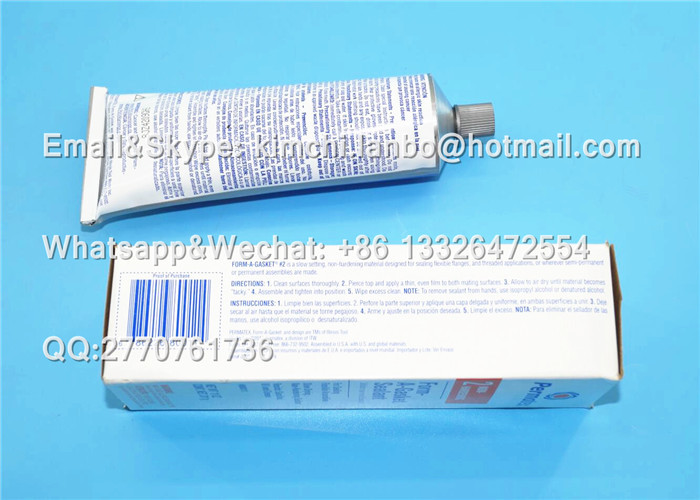 Form-A-Gasket Sealant for sealing flexible assemblies machine parts consumables