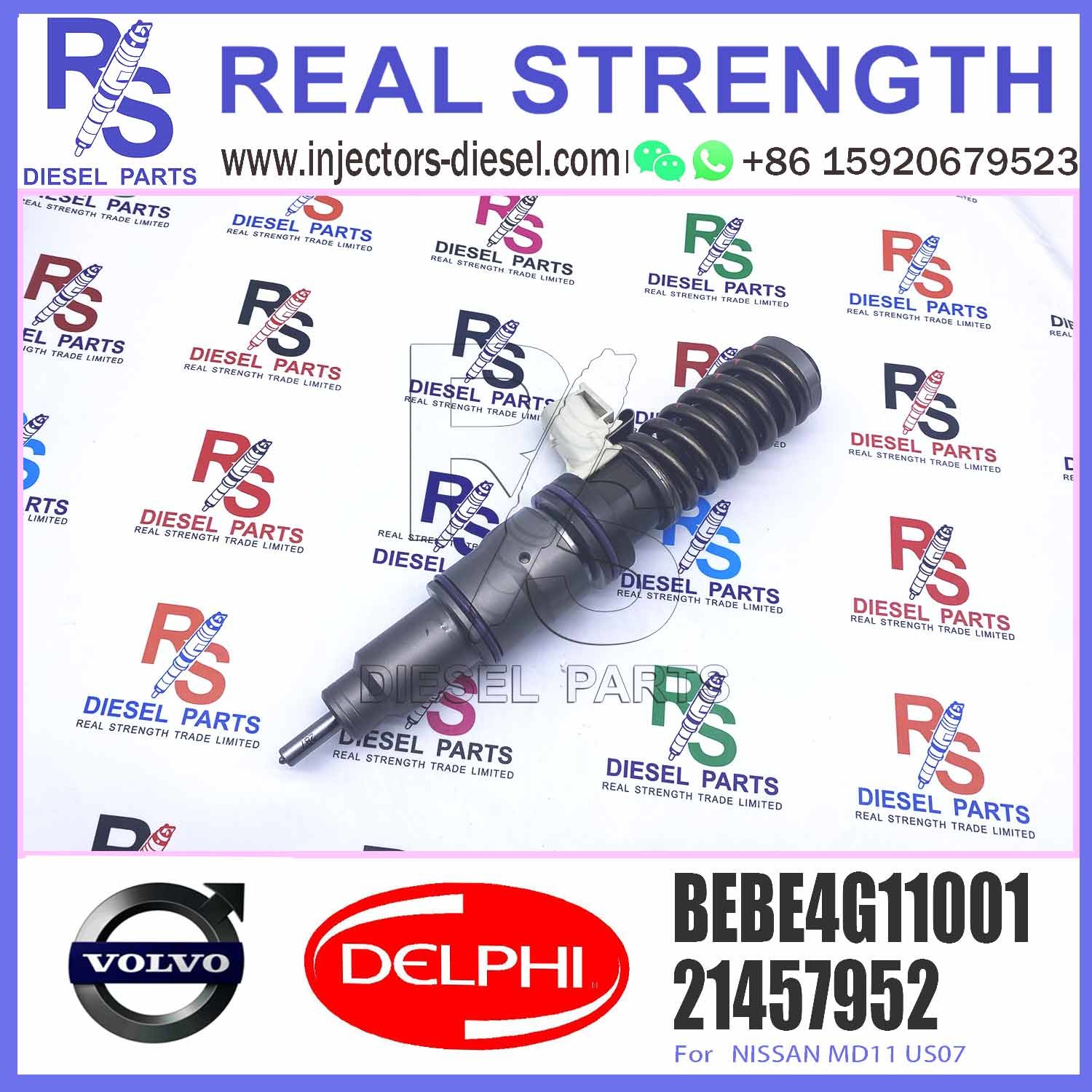 New Diesel Fuel Injector 21457952 21457952 21458369 21467658 for V-O-L-V BEBE4G11001 21457952 85003664 85013159