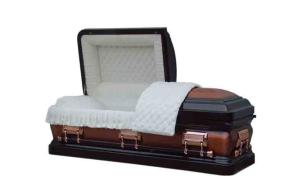 Quality 16 guage steel metal casket , american style funeral coffin MC003 wholesale
