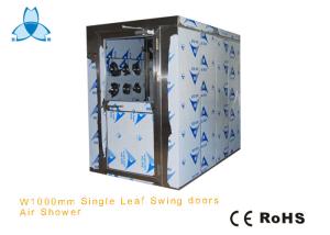 Quality Large Single Leaf Swing Doors Stainless Steel Air Shower Room With Three Blowing wholesale