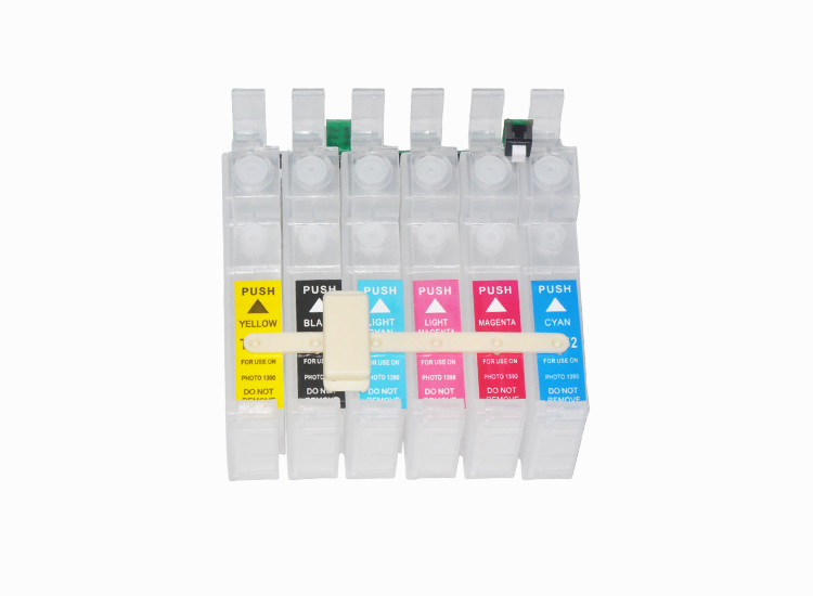 Empty Refillable Ink Cartridges , Epson T0851N Refill Cartridges Recycling