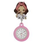 Silicone Stretchable Nurse Watches Cute FOB Pocket Nurse Watch Medical Watches