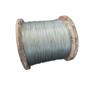 Quality 0.8mm-4.9mm Construction IEC 888 Zinc-Coated Steel Wire Strand Conductors wholesale