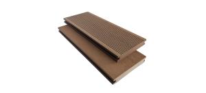 Quality Flat Grain 120mm 19mm 2.2meter Solid Core WPC Board wholesale