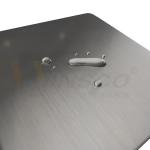 Silver Color Hairline Stainless Steel Sheet Brushed Finished Grade 201 304 316