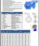 DoubleTriple Eccentric Offset Flanged Butterfly Valves Manual Gearbox Electric