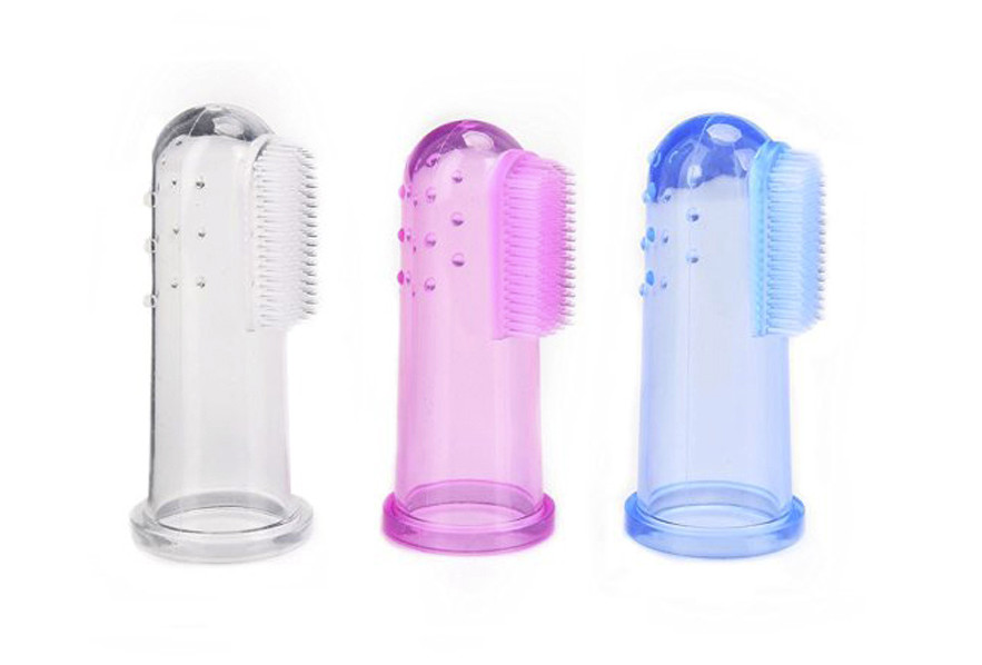 New Eco-friendly Silicone Finger Baby Portable Mini Tooth Brush