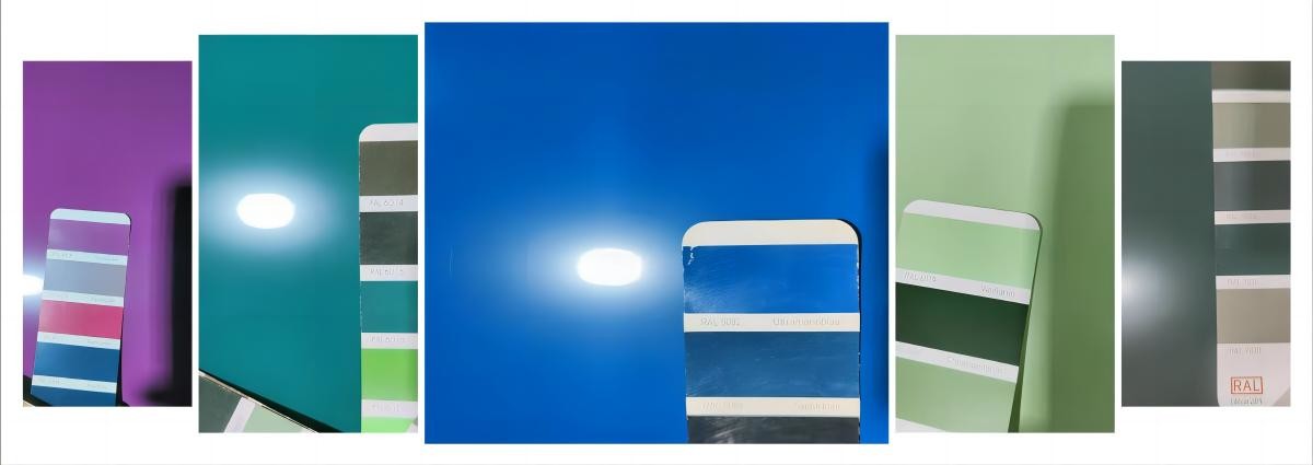 Back Coating 5-7micron PPGI Colour Coated Sheet With Zinc Coated And Paint