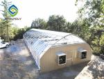 275G/M2 12M Light Deprivation Greenhouse Gothic Roof Structure