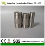 Steel pipe nipple,galvanized pipe nipple ，BSP NPT steel nipple HIGH QUATITY