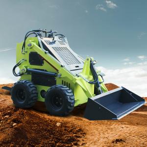 Quality Farm Earthmoving Machinery 420kg Skid Steer Loader with 0.15 M3 Bucket Capacity wholesale