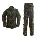 Customizable Polyester/Cotton Men's Camouflage Work Training Suit for Outdoor