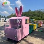 Kids Play Equipment Amusement Park Trackless Train Car weather resistance