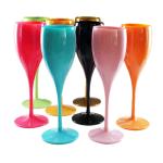 Reusable Unbreakable Plastic Champagne Flutes Anti - Break Food Grade Material